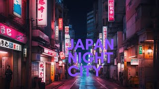 Japan Night City happy music /Relax music 8-bit