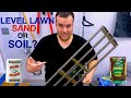 Level Lawn SAND OR SOIL ? | HOW I LEVEL MY LAWN WITH R&R PRODUCTS LEVELING RAKE | LEVELING LAWN SAND