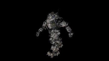 Very first walk animation done in Cinema 4D R13 (Atlas from Titanfall game)
