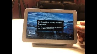 This video will show you how to reset your google home hub back
factory default settings. is a good idea if are having problems...