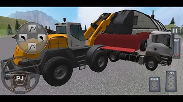 game simulasi pertambangan loader dan dump truck - heavy machine mining games 3d - android gameplay