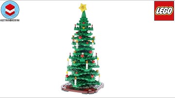 LEGO Christmas Tree Speed Build - LEGO 40573