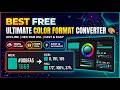 12 Best Free Ultimate Color Format Converter | Offline HEX, RGB & HSL Tool |100% Secure Client-Side