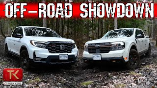 Ford Maverick Tremor vs Honda Ridgeline Trailsport  HeadtoHead in Thick Mud! InDepth Comparison