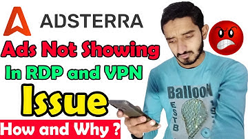 Adsterra Ads Not Showing in RDP and VPN | Adsterra Issue 2022
