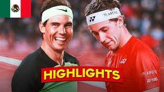 Nadal vs. Ruud ● Mexico Exhibition 2022 (Highlights)