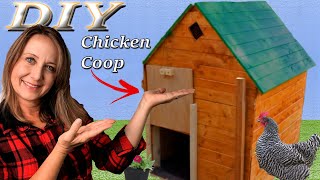 A DIY medium sized backyard chicken coop that is simple and easy to build. A chicken coop should be more than just a place for 