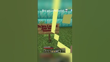Bro got jump boost 💀  #minecraft #memes #bestminecraftclips #funny #comedy #funnyvideo #shorts #fyp