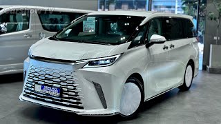 All New Lexus LM350h Hybrid ( 2024 ) - Luxury Minivan 7-Seater | White Color