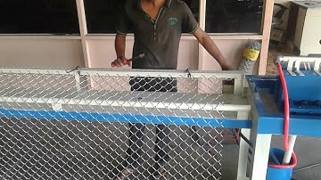 Semiautomatic chain link fence machine 9922848408,9922182416