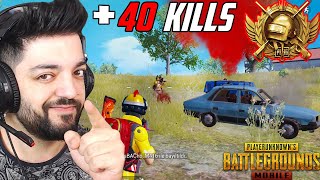 FATİH LİGİNDE 40 KILL !! HARİTAYI TEMİZLEDİK PUBG Mobile