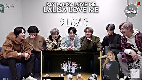 BTS Reaction to Lisa "Lalisa" Dance practice ep-58 #armyblinkmade @universee138