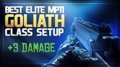 Advanced Warfare - Best Class Setup - "Elite Mp11 - Goliath