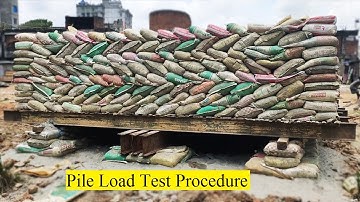 Pile Load Test Procedure and Calculation in Field | Dynamic Pile Load Test | pile load capacity