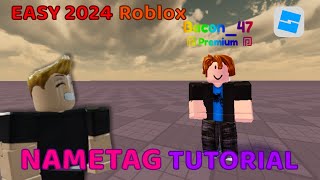 Information NAMETAG Tutorial (Overhead GUI) - 2024 ROBLOX Studio | DonutDev Update
