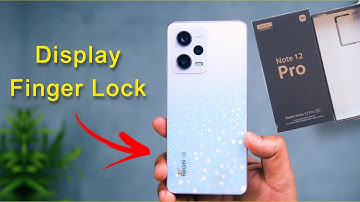 Redmi Note 12 Pro: Add Display Fingerprint Lock | Redmi Note 12 Pro In Display Fingerprint Settings
