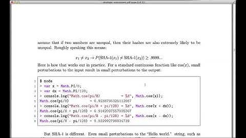 7   14   Git The SHA1 hash function 349