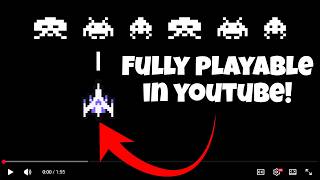 This Video is a Game! | Space Invaders