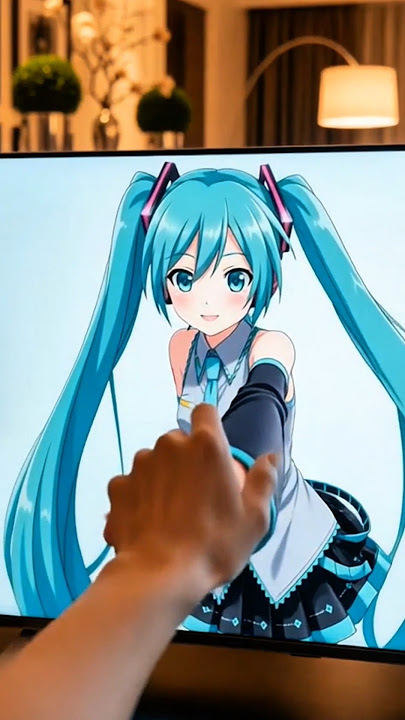 Hatsune Miku Comes to Life and Holds My Hand 😲✨ | Anime in Real Life #hatsunemiku