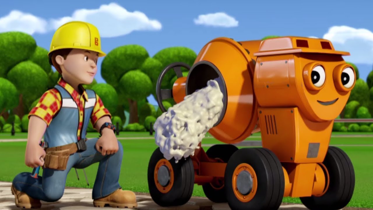 ⁣Pouring Cement to Fix the Path 👷🏼 Bob the Builder - 45 minutes!