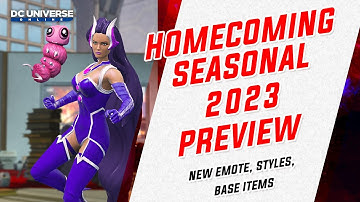 DCUO: Homecoming 2023 Seasonal Preview