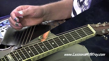 Alternating Bass [HD] - Open D Tuning - Dobro Lesson