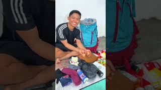 Tips packing carrier #carrier #pendaki #packing #tutorial #shorts