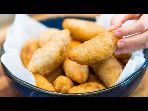 DIM SUM - Crispy Fried Dumpling Recipe (Cantonese Ham Sui Gok)