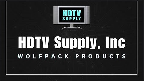 Modular Matrix Switcher with TV Wall Function