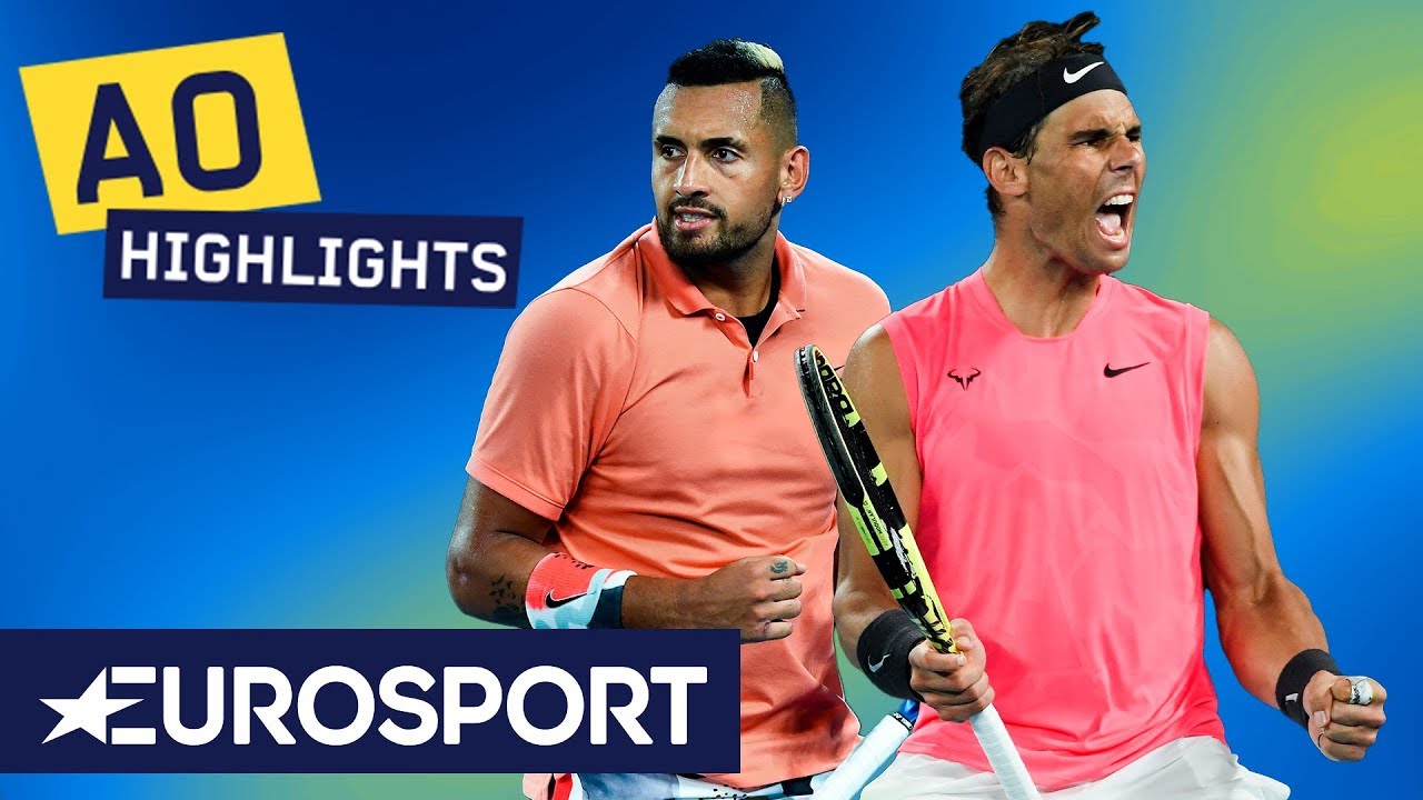 Rafael Nadal vs Nick Kyrgios Highlights | Australian Open 2020 Round 4 | Eurosport