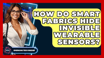 How Do Smart Fabrics Hide Invisible Wearable Sensors? - Emerging Tech Insider