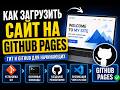 Как загрузить сайт на GitHub Pages из VS Code | Git для начинающих