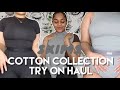 $500 SKIMS COTTON JERSEY TRY ON HAUL & REVIEW | AZURÉ ALI
