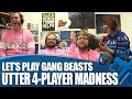 Lets play gang beasts on ps4