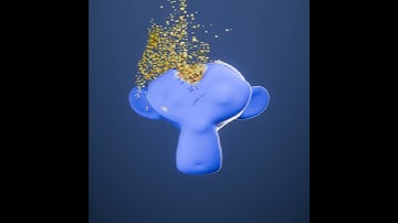 Object Dissolution into Particles - Blender Geometry Nodes