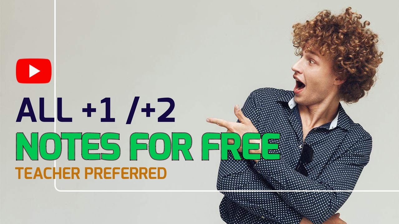 +1,+2 STUDY MATERIALS AND NOTES FREE 🆓 - YouTube