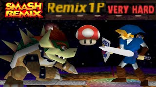 Smash Remix - Classic Mode Remix 1P Gameplay with Giant Link (VERY HARD)