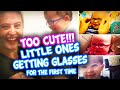 Babies get glasses for the first time  cuteness alert  babies see for the first time compilation