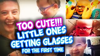 Babies Get Glasses for the First Time | CUTENESS ALERT | Babies see for the first time Compilation!