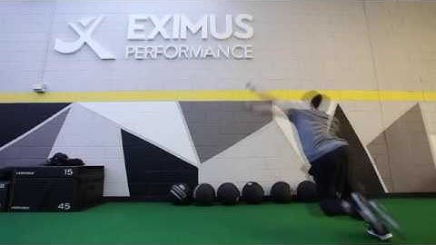 One leg lateral jump with rotation