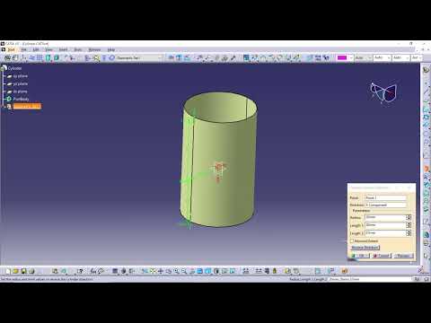 Generative Shape Design: Using the Cylinder Command