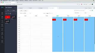 MagicInfo Services shows how to plan your schedule to deploy it at a later point in time screenshot 3
