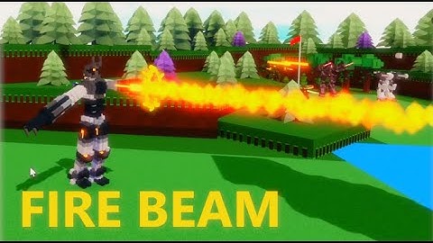 FIRE BEAM MECH Tutorial! | Roblox Build a boat