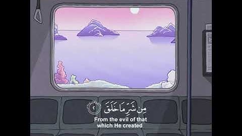 قرآن كريم | أجمل حالات واتس أب بصوت جميل جدآ سورة الفلق