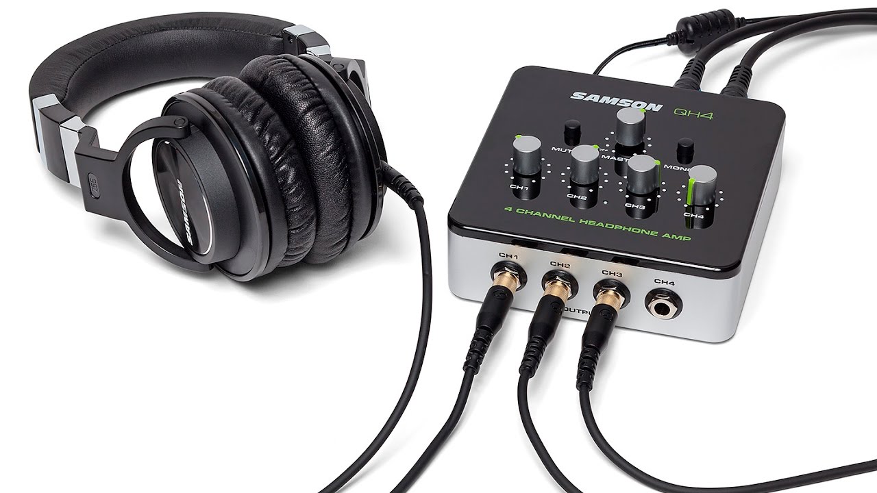 Samson QH4 4 Channel Headphone Amplifier Product Overview