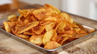 自制薯片，两个土豆就能做！Fried Chips by 七食七 Qi's Unique Flavors 361 views 3 months ago 1 minute, 5 seconds