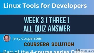 Coursera: Linux tools for developers week 3 all practice quiz answer || linux course 3 solution