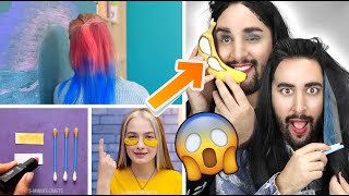 Debunking THE WORST 5 Minute Crafts Makeup + Skincare Hacks    The Welsh Twins