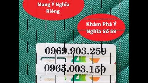 Ý Nghĩa Số Sim Đuôi 59 "Phúc Như Đông Hải, Thọ Tỷ Nam Sơn"|Sim Số Bảo Nam