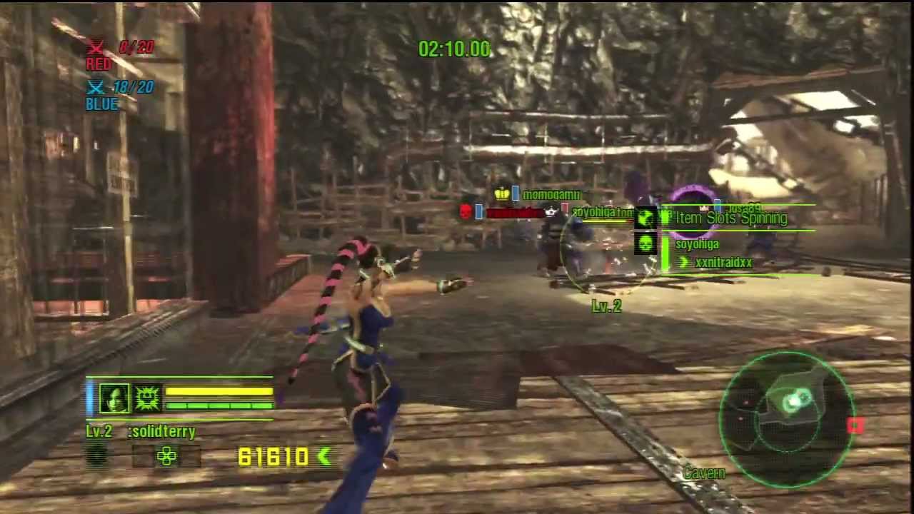 Max Anarchy/Anarchy Reigns Online Team Deathmatch 2(Fei Rin grudge ...